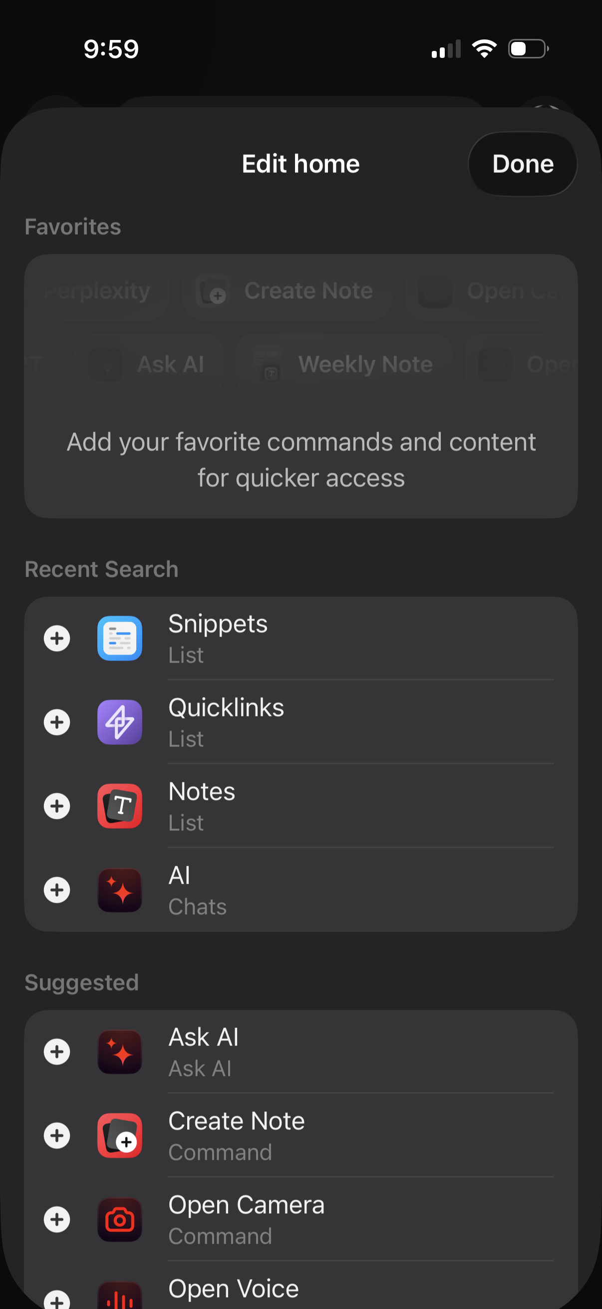 raycast dashboard screenshot